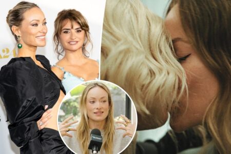 ‘Shocked’ Olivia Wilde’s two-word response to Penelope Cruz improvising ‘Invite’ kiss