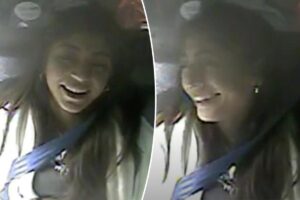 Milania Giudice laughs in back of cop car during domestic violence arrest