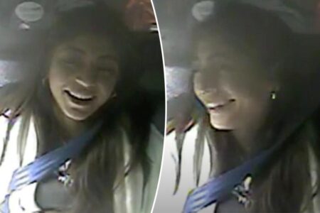 Milania Giudice laughs in back of cop car during domestic violence arrest