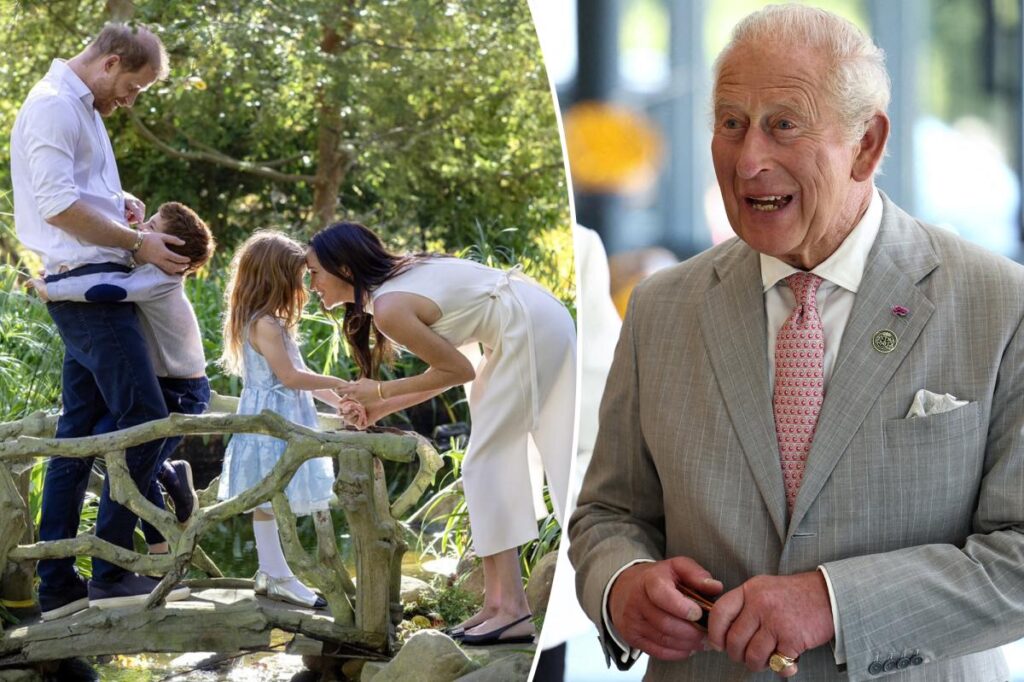 Prince Harry, Meghan Markle’s kids reunite with grandpa King Charles for first time in 4 years