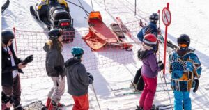 Thousands of African winter skiing tourists are flocking to snowy Lesotho