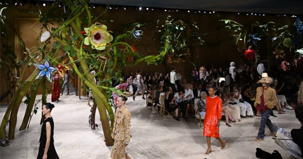 Chanel turns the Grand Palais into a dark fairy tale for Matthieu Blazy’s 2nd couture show