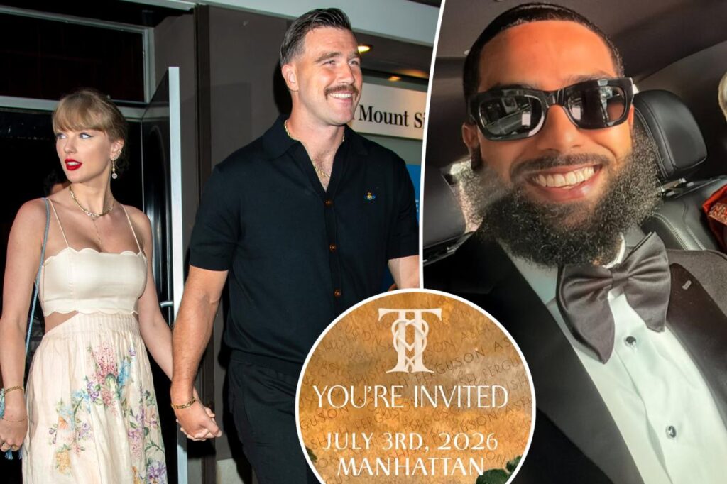 Taylor Swift and Travis Kelce’s wedding invite unveiled