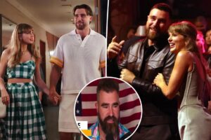 Jason Kelce spills on Travis’ surprise MSG wedding performance for wife Taylor Swift