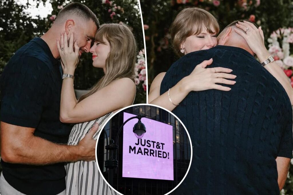 Taylor Swift and Travis Kelce marry in front of A-list pals at extravagant MSG wedding