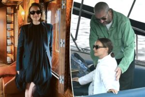 Pregnant Natalie Portman gives rare glimpse at bare baby bump