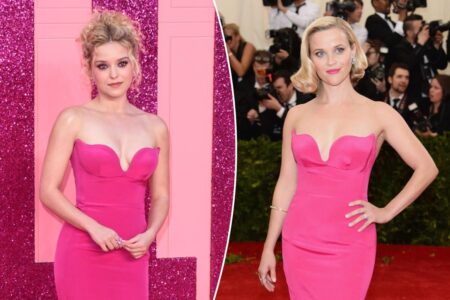 Lexi Minetree borrows Reese Witherspoon’s Met Gala 2014 gown for ‘Elle’ London premiere