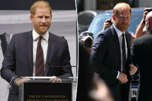 Prince Harry forced to give speech moments after learning about humiliating court defeat
