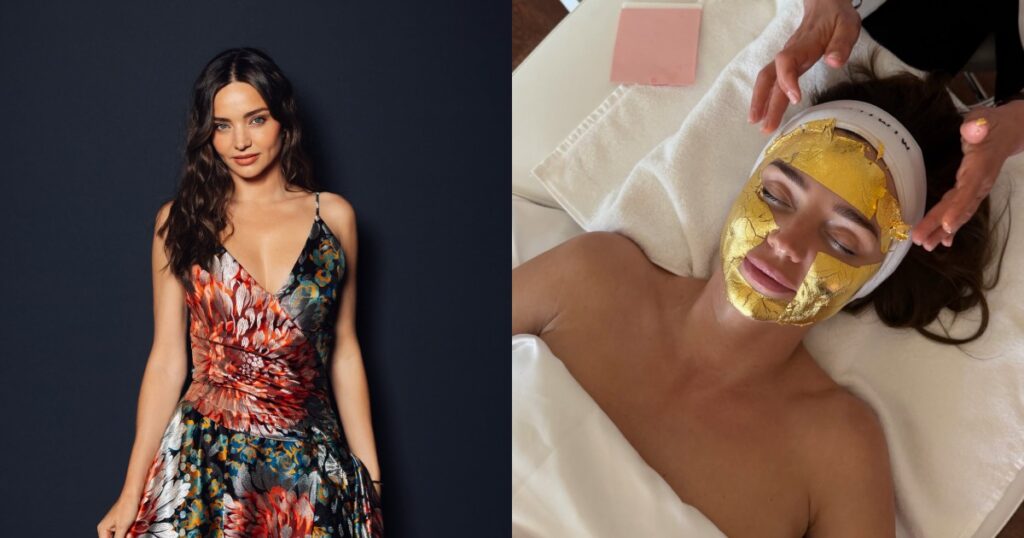 Miranda Kerr uses high-tech skincare to keep skin glowing
