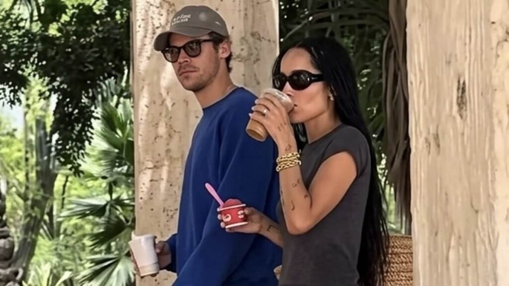 Harry Styles gets cozy with fiancée Zoe Kravitz as they enjoy mini-picnic in Mexico City amid his concert run