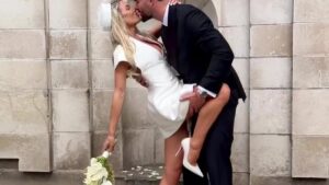 Love Island’s Molly Smith and Tom Clare share insight into the ‘stress’ of planning their Mallorcan wedding after raucous legal ceremony finished with best man ‘passing out’