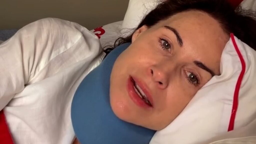 ‘I’m so grateful to be alive’: Emotional Minnie Driver reveals she was involved in a ‘really bad car accident’ in France and says she ‘can’t stop crying’