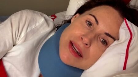 ‘I’m so grateful to be alive’: Emotional Minnie Driver reveals she was involved in a ‘really bad car accident’ in France and says she ‘can’t stop crying’