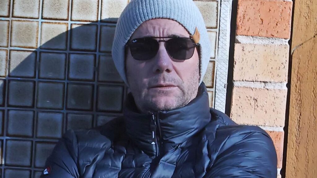 Nine star Michael Willesee Jr spotted riding his bike and going for coffee with wife Allison Langdon after viewers brutally remarked he looked like a ‘mortician’ as Today fill-in