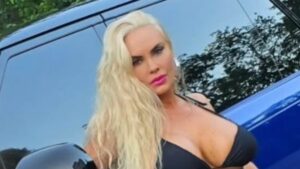 Coco Austin, 47, reveals jaw-dropping body in ‘micro-thong’ bikini after claiming curves are all natural
