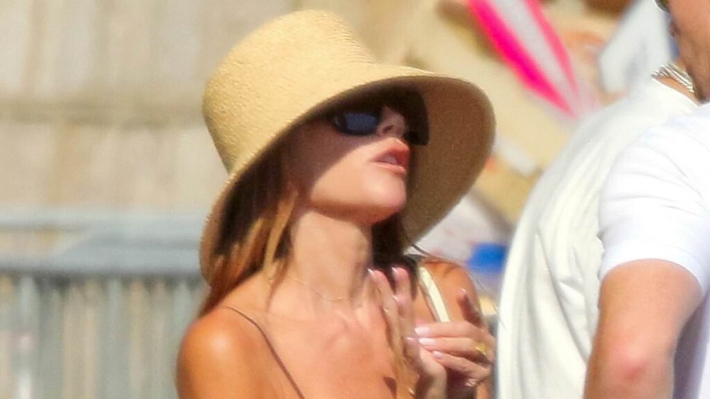 Victoria Beckham, 52, wows in stylish brown satin dress as she takes fashion inspiration from daughter Harper’s wardrobe as family head into St Tropez amid £16M luxury yacht holiday