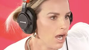 Pregnant Vogue Williams pulls off an incredible prank on co-host Jamie Theakston as she tricks him into thinking she’s gone into labour live on Heart Breakfast