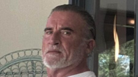 Dominic Purcell shows off his huge new tattoo in tribute to the Sydney suburb of Penrith – as wife Tish Cyrus says she is ‘obsessed’
