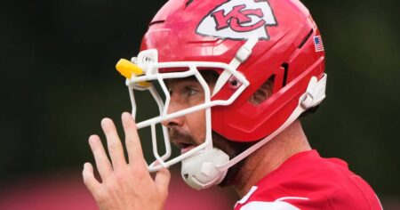 Travis Kelce: Chiefs camp offers welcome ‘sanctuary’ after closely watched wedding to Taylor Swift, Entertainment News