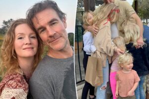James Van Der Beek’s widow shares tender tribute on first wedding anniversary since his death
