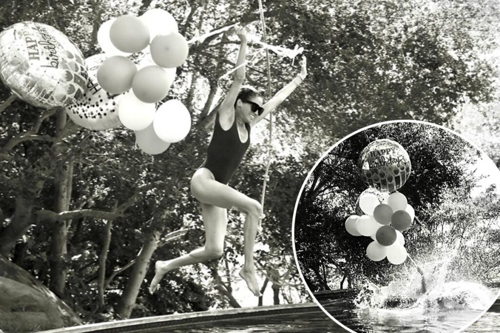 Meghan Markle makes a splash on her 45th birthday with poolside photos
