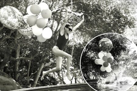 Meghan Markle makes a splash on her 45th birthday with poolside photos
