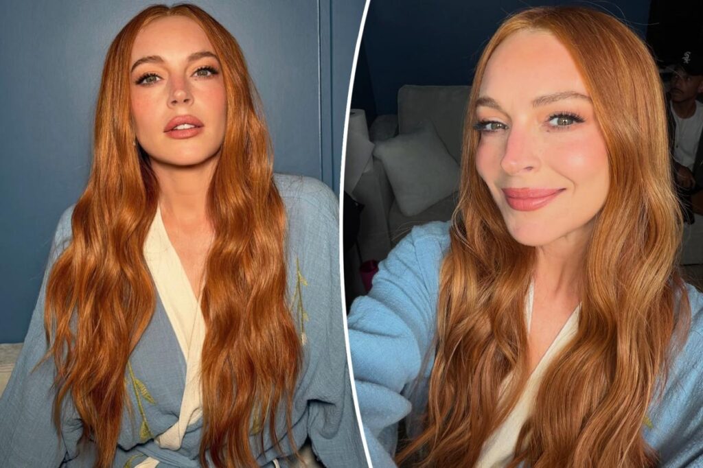 Lindsay Lohan returns to red hair: ‘She’s back!’