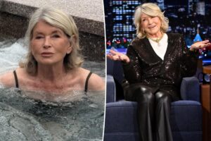 Martha Stewart celebrates 85th birthday with hot tub photo