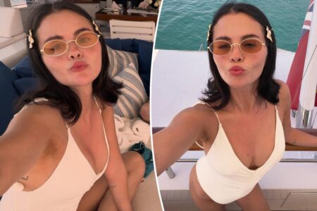 Selena Gomez wears Le Spec’s under-$100 Love Train Sunglasses
