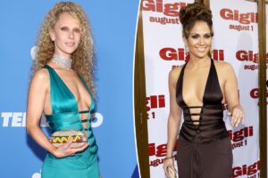 Juno Temple wears Jennifer Lopez’s ‘Gigli’ premiere dress at ‘Ted Lasso’ premiere