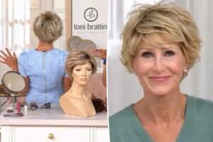 QVC host Toni Brattin falls to floor after on-air blunder