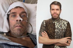 Perez Hilton’s first words from hospital bed: report
