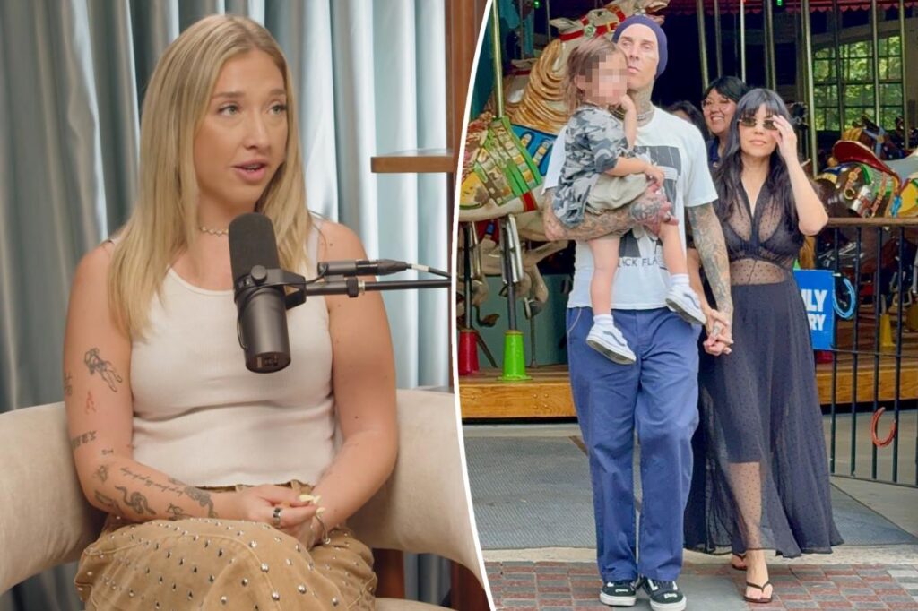Kourtney Kardashian’s ex-nanny Leah Barrs addresses Travis Barker sex rumors