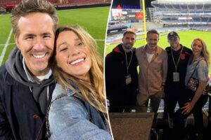 Blake Lively shares rare glimpse of family life with Ryan Reynolds, 4 kids at NYC soccer match