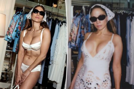 Jennifer Lopez celebrates ‘Leo season’ in luxe Dolce & Gabbana lingerie