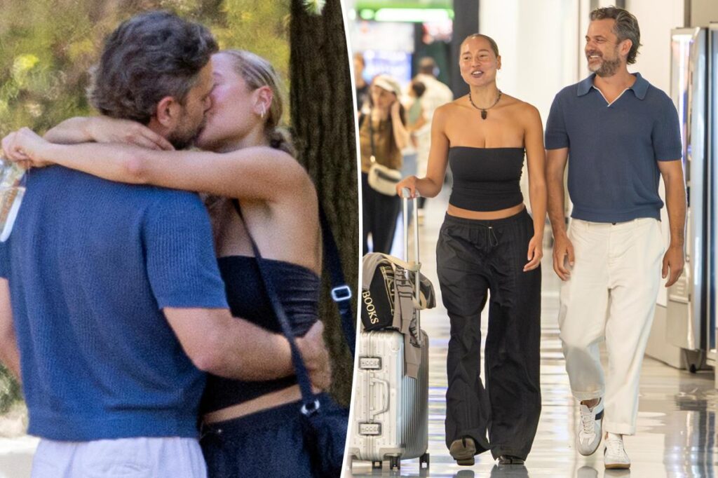 Joshua Jackson and model Olivia Burgess confirm dating rumors with steamy makeout session