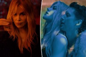 Nicole Kidman cozies up to Troye Sivan in raunchy music video