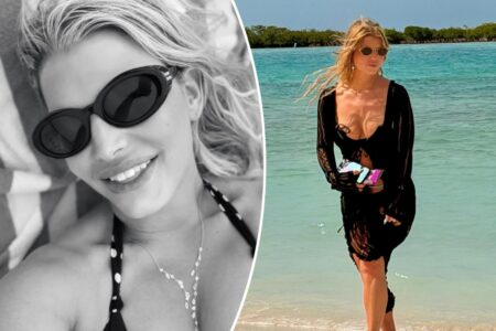 Jessica Simpson shares bikini photos from birthday trip to Turks and Caicos