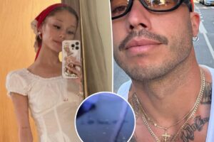 Ariana Grande flashes new tattoo matching boyfriend Ricky Álvarez’s