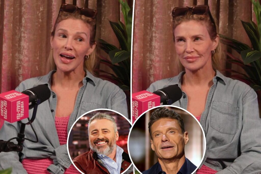 Brandi Glanville plays coy about ‘hot’ flings with Ryan Seacrest and Matt LeBlanc