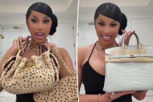 Cardi B shows off more than $187K worth of Chanel, Hermès and Bottega Veneta bags in breathtaking haul