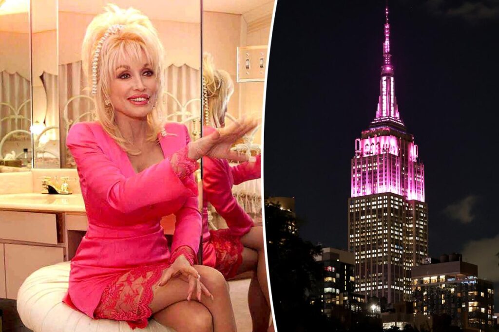Empire State Building lights up in ‘pink sparkle’ to honor Dolly Parton