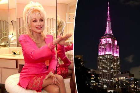 Empire State Building lights up in ‘pink sparkle’ to honor Dolly Parton
