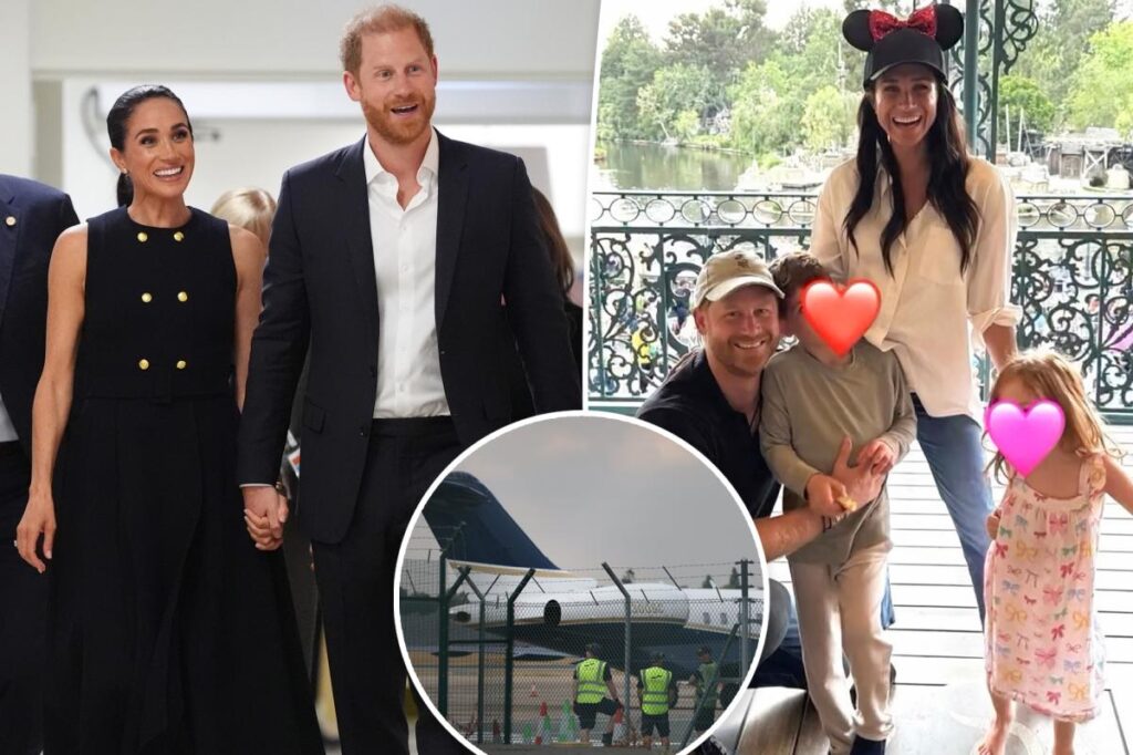 The staggering cost Meghan Markle and Prince Harry paid to fly on luxurious private jet to UK