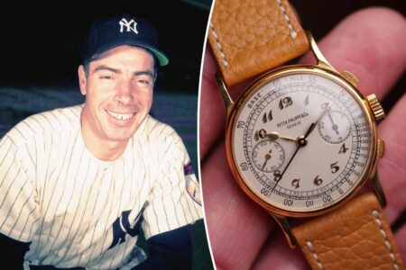 Joe DiMaggio’s Patek Philippe watch is up for sale for $1.2M