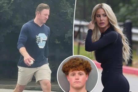 Kim Zolciak and Kroy Biermann seen for first time in same location since son’s arrest