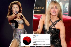 Miley Cyrus drops last name ahead of new music release