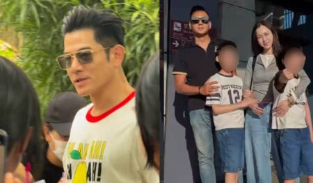 Aaron Kwok, Christine Fan, Blackie Chen bring families to Singapore for summer holidays, Entertainment News
