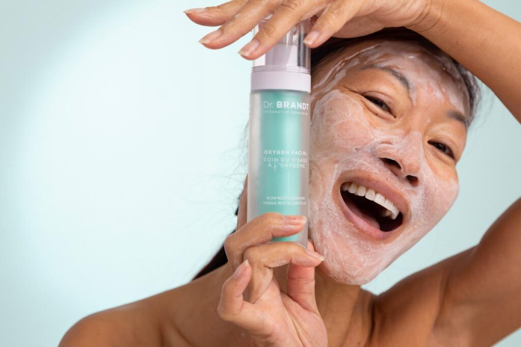 Dr. Brandt’s Oxygen Facial Mask is the next best thing to a spa treatment