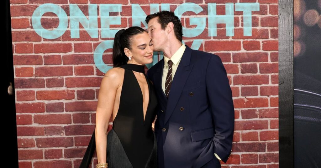 Dua Lipa and Callum Turner Pack on PDA During 1st Red Carpet Appearance Since Wedding